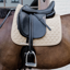 Kentucky Onion Quilt Rubber Logo Dressage Saddlepad Full - Beige