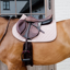 Kentucky Onion Quilt Rubber Logo Jumping Saddlepad Full - Old Rose