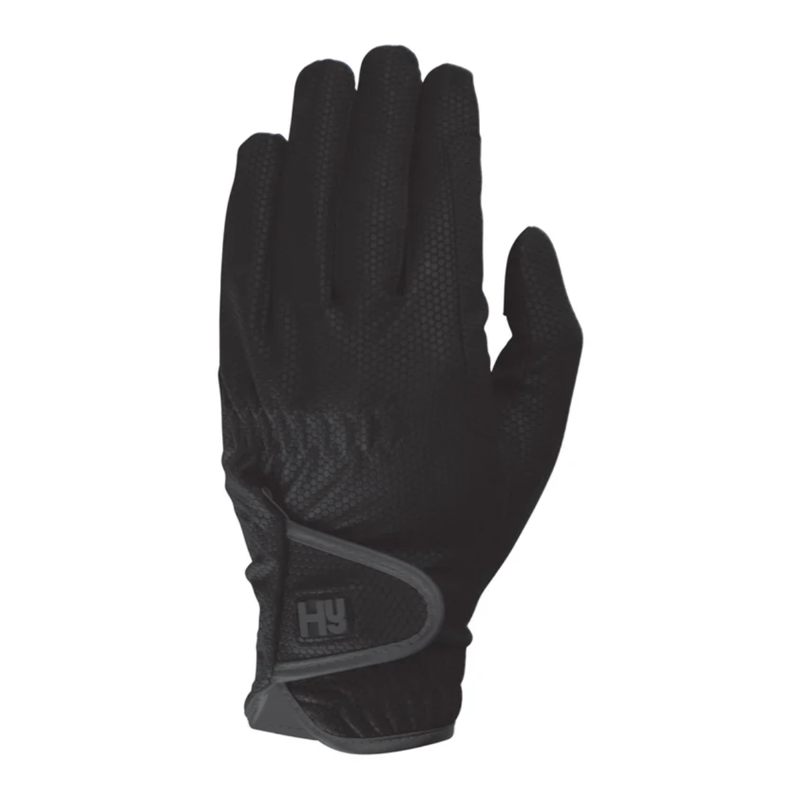 Hy Equestrian Children's Cottenham Elite Riding Gloves - Black
