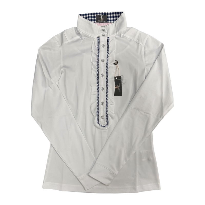 Fior Da Liso Ronia Shirt - White/Deep Sea Green