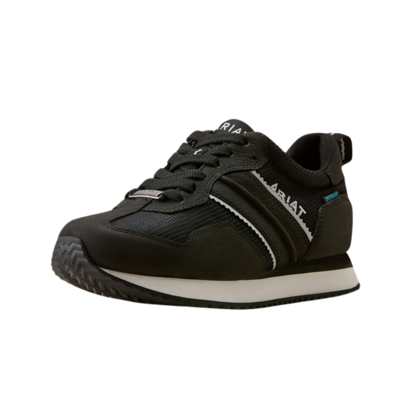 Ariat Women's Ranch Runner Waterproof Trainer - Carbon Black