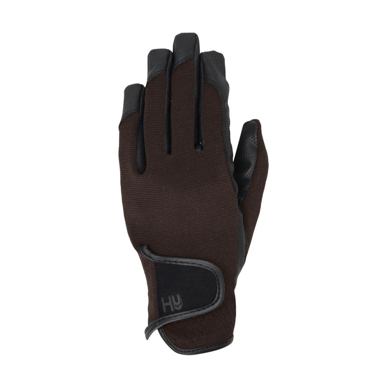 Hy Equestrian Burnham Pro Gloves - Brown
