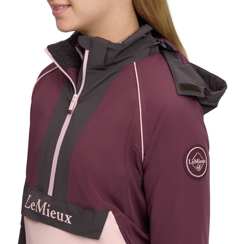 LeMieux Young Rider Bailey Waterproof Anorak - Bramble-3