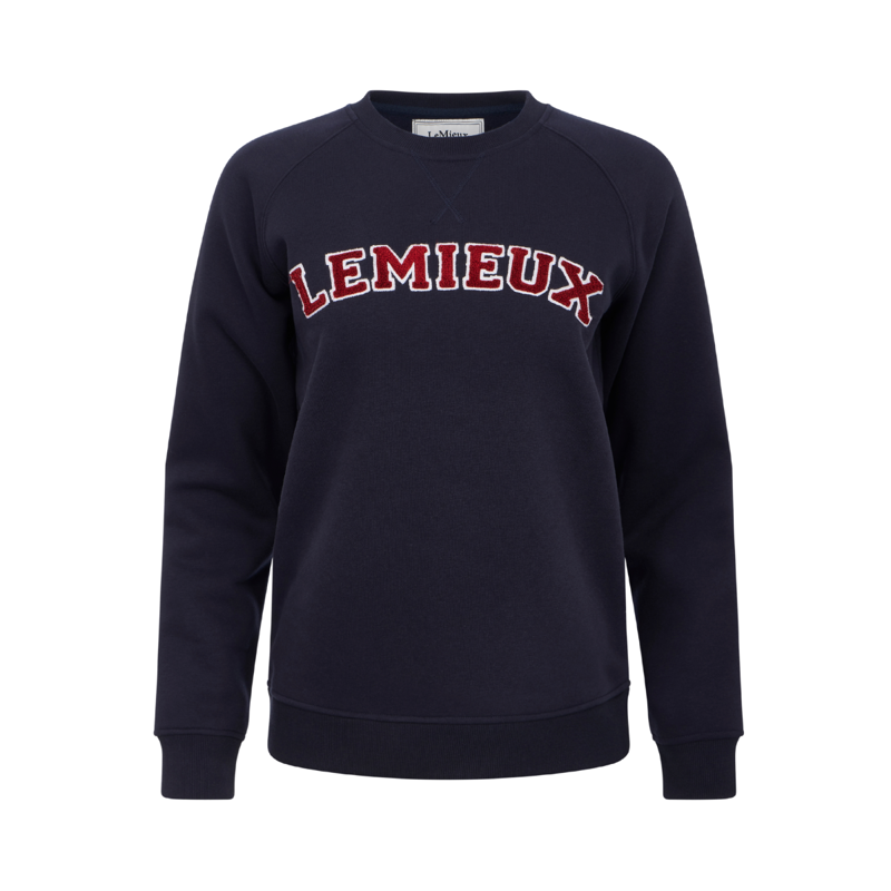 LeMieux Vida Varsity Crew Sweat - Navy-4