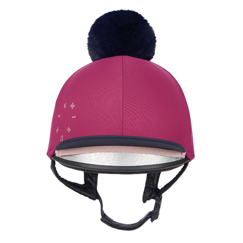 LeMieux Classique Pom Hat Silk - Blackberry-1