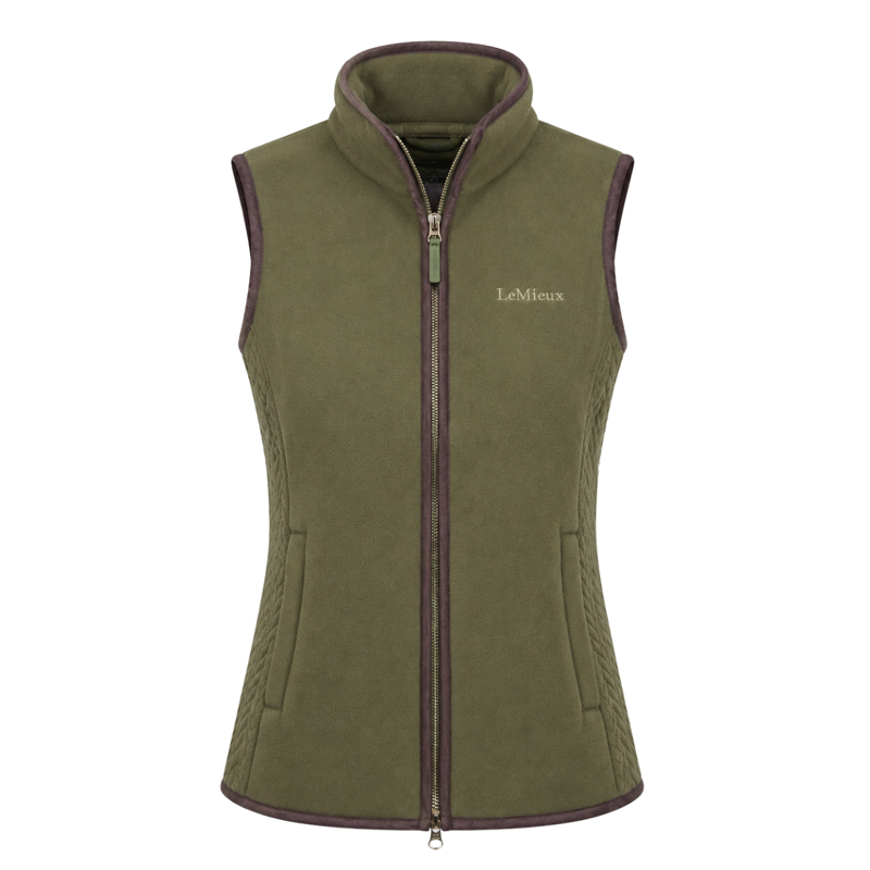LeMieux Frankie Fleece Gilet - Willow Green