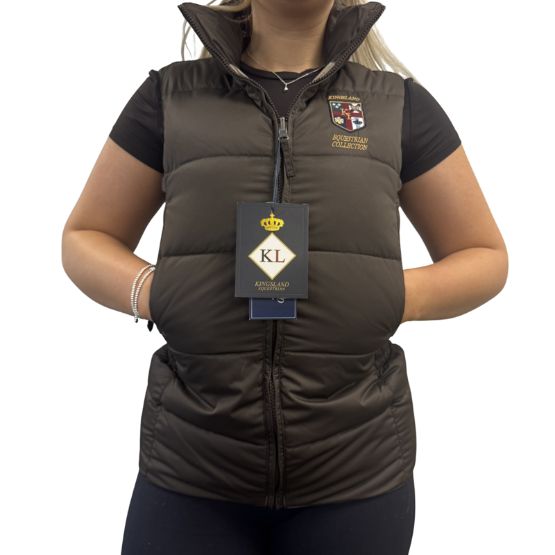 Kingsland Lorrain Ladies Reversible Vest - Fungi