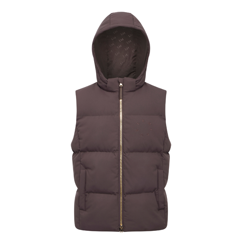LeMieux Young Rider Joey Hooded Gilet - Cocoa-11