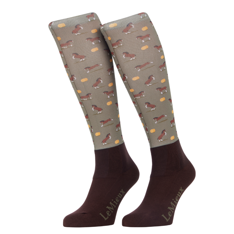 LeMieux Footsie Socks - Clydesdale Willow