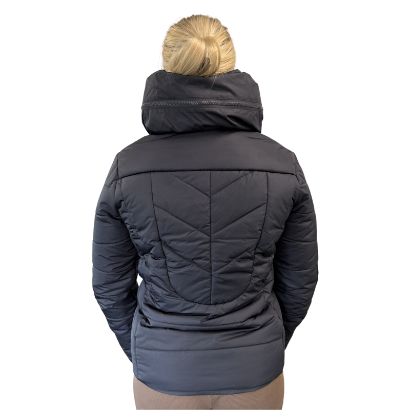 La Valencio Gloria Ladies Padded Jacket - Navy-1