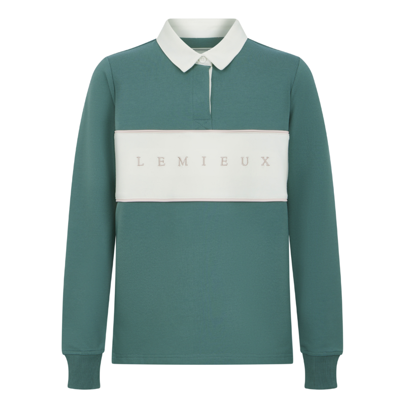 LeMieux Young Rider Riley Rugby Shirt - Aloe