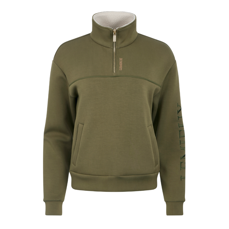 LeMieux Scarlet Quarter Zip Sweat - Willow Green
