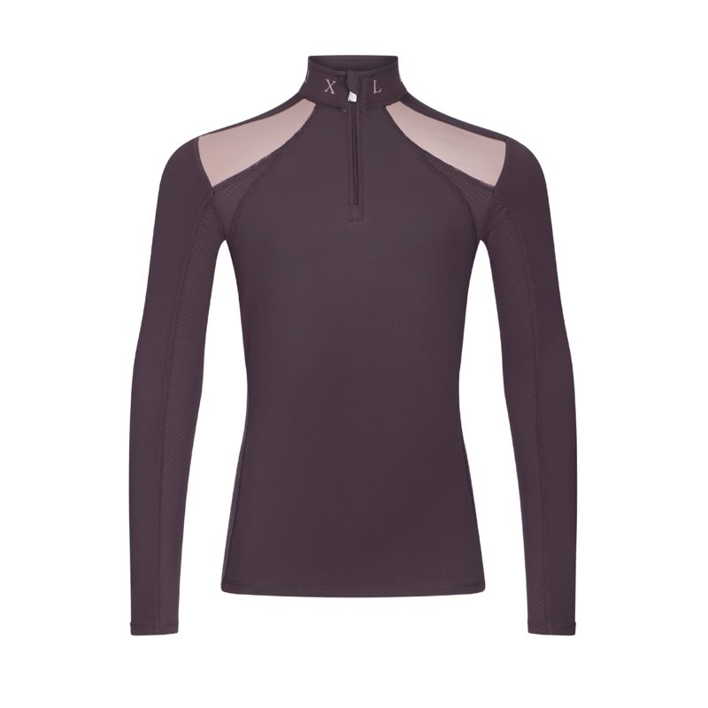 LeMieux Young Rider Mia Mesh Base Layer - Cocoa