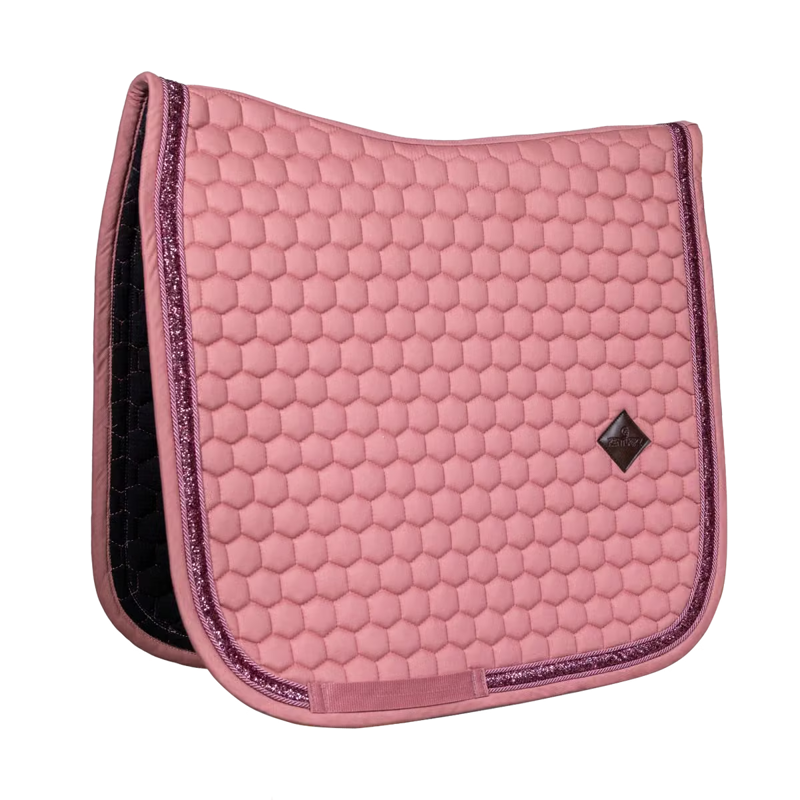 Kentucky Glitter Band Dressage Saddlepad - Fuchsia
