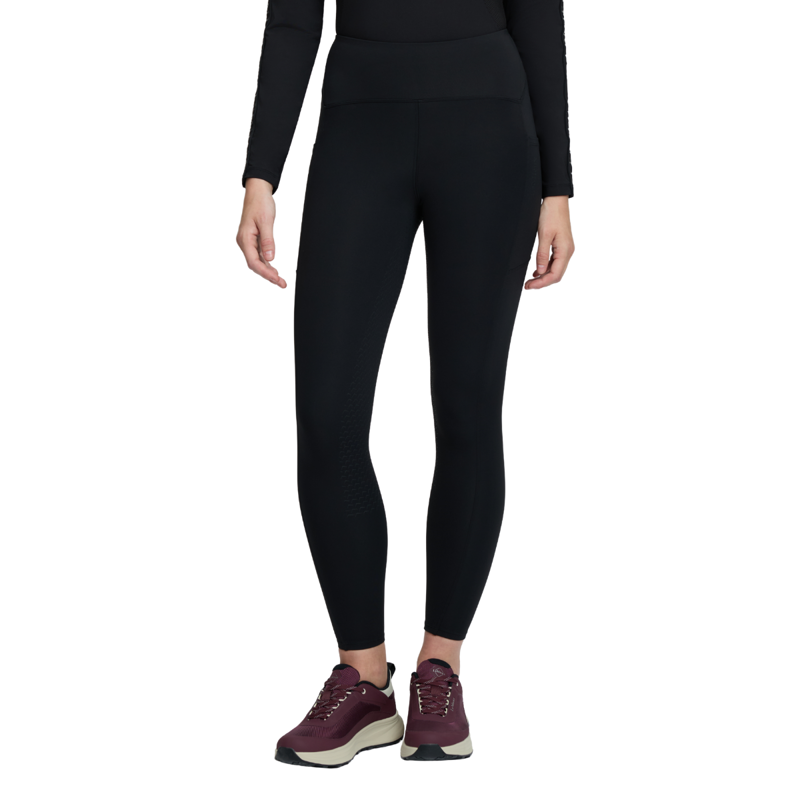 LeMieux Natalie Brushed Pull On Riding Tight - Black
