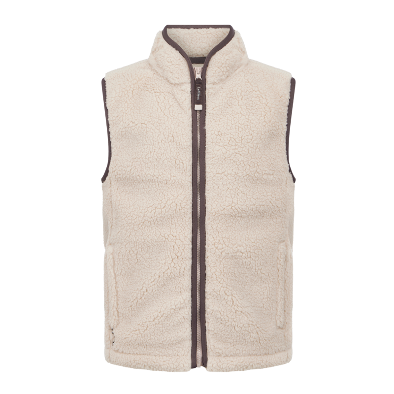 LeMieux Young Rider Trinity Teddy Gilet - Almond