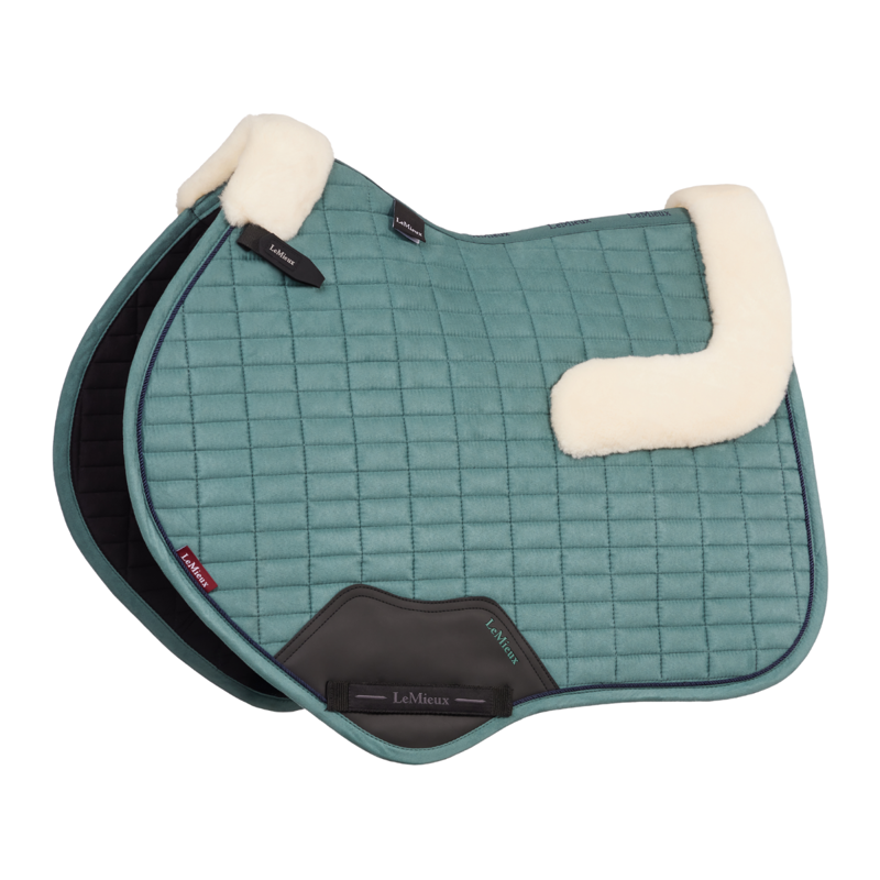 LeMieux Merino+ Suede Classic Close Contact Square - Aloe