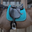 Kentucky Melange Dressage Saddlepad Full - Dark Green