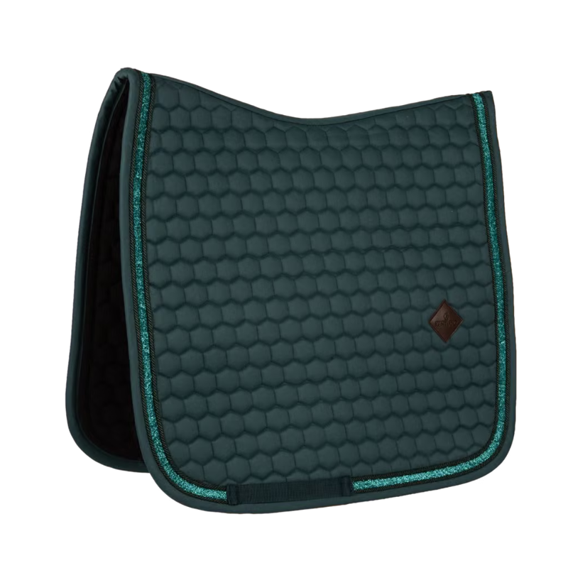 Kentucky Glitter Band Dressage Saddlepad - Emerald