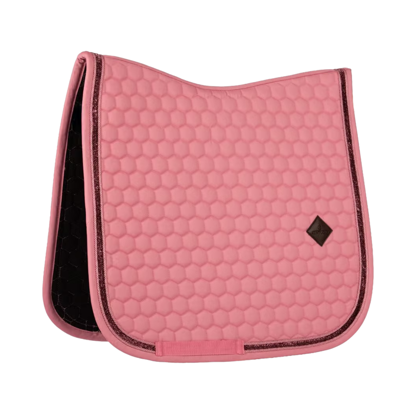 Kentucky Glitter Band Dressage Saddlepad - Old Rose