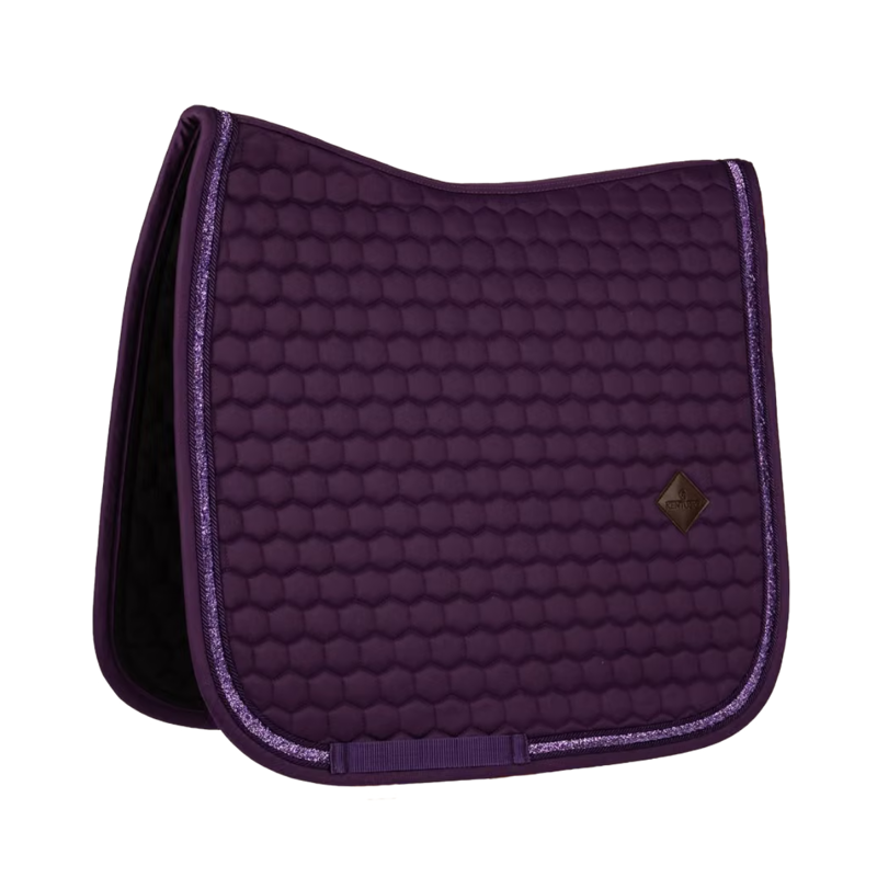 Kentucky Glitter Band Dressage Saddlepad - Purple