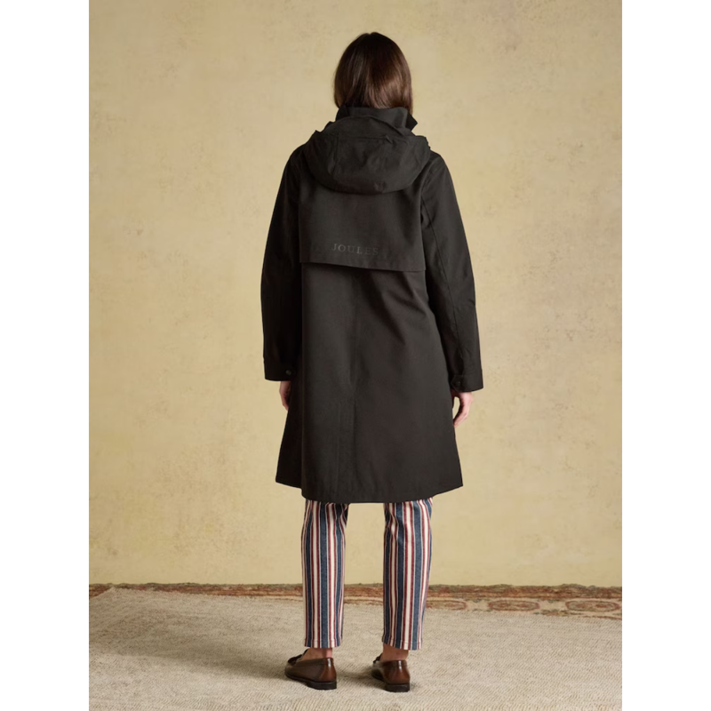 Joules Ladies Rainaway Coat - Black-3