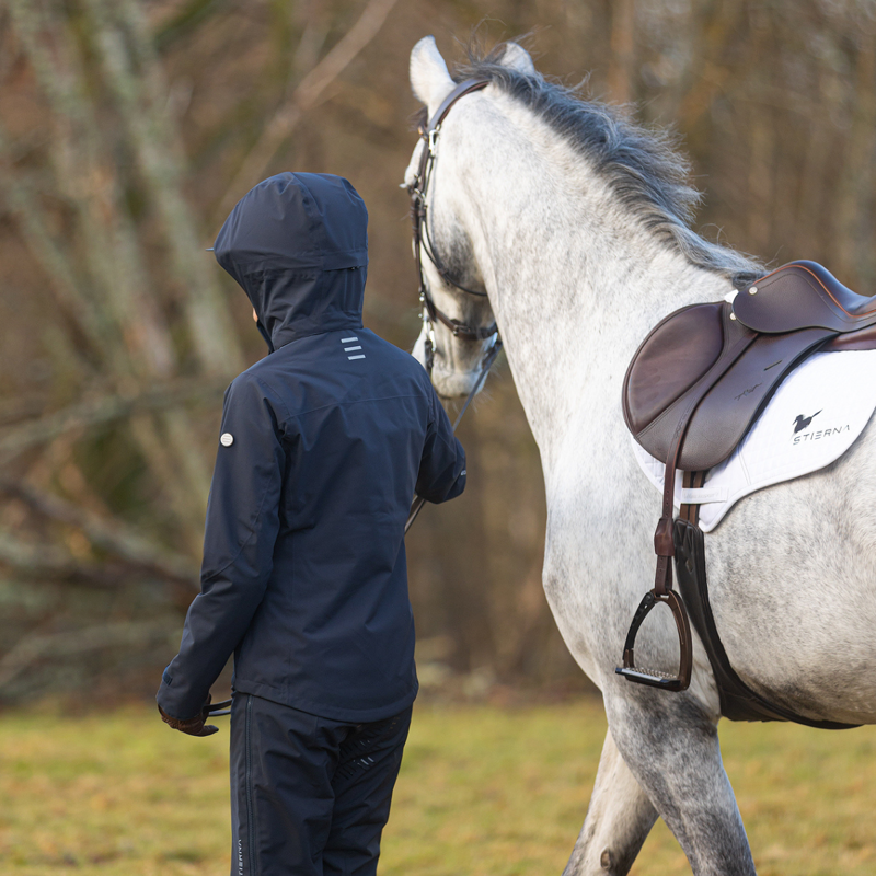 Stierna Storm Rain Jacket - Midnight Navy-12