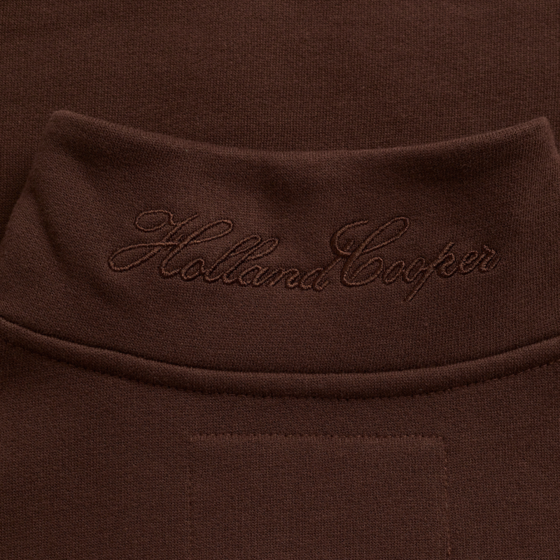 Holland Cooper Roan Quarter Zip - Walnut-4
