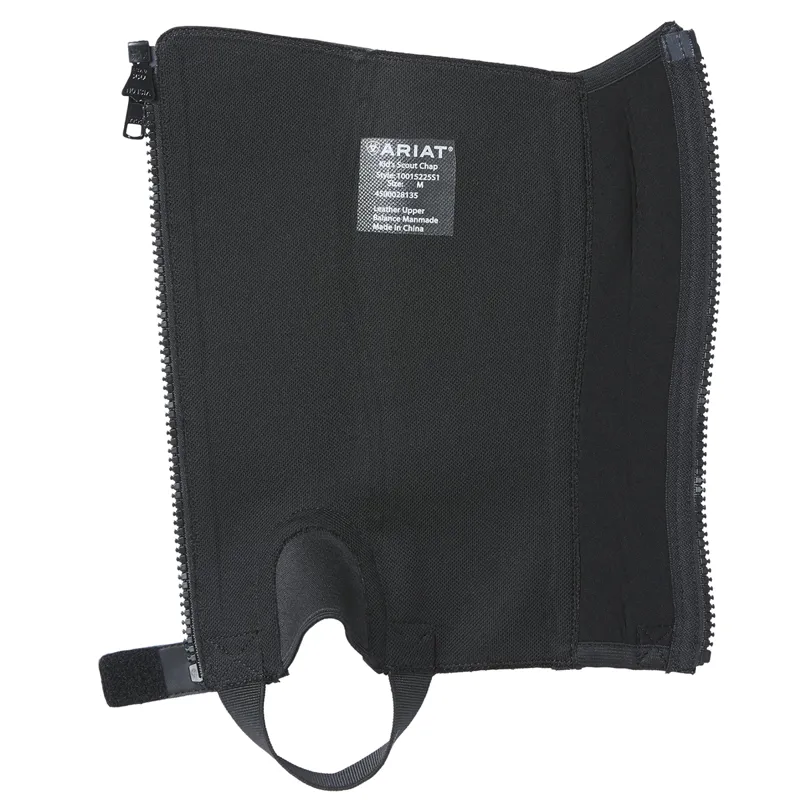 Ariat Youth Scout Chap Half Chap - Black-3