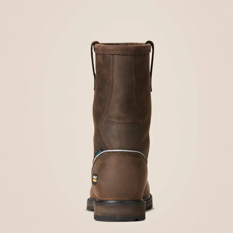 Ariat Men's Groundbreaker Waterproof Steel Toe Work Boot - Dark Brown-2