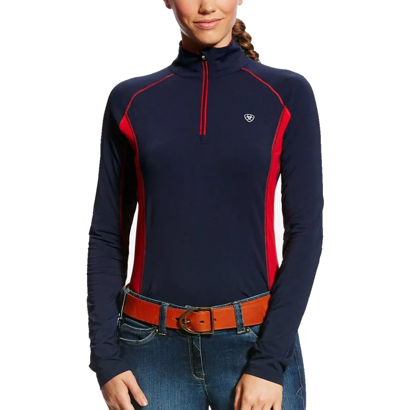 Ariat Tri Factor 1/4 Zip Base Layer - Team 