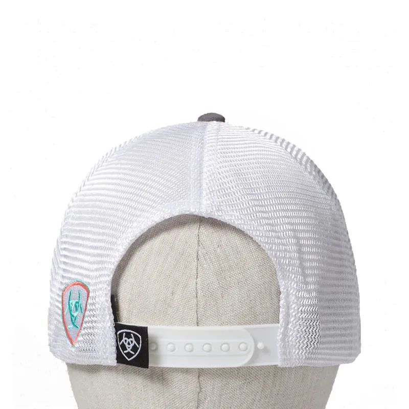 Ariat Women's Aztec Logo Trucker Cap - Grey-1