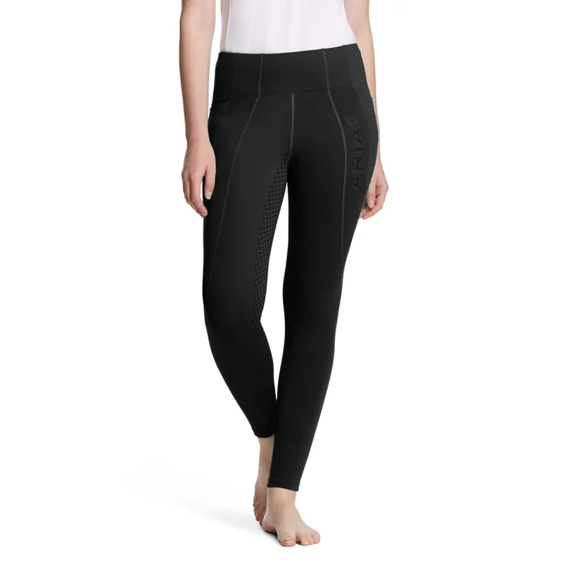 Ariat Women's Attain Thermal Full Seat Riding Tights - Black 