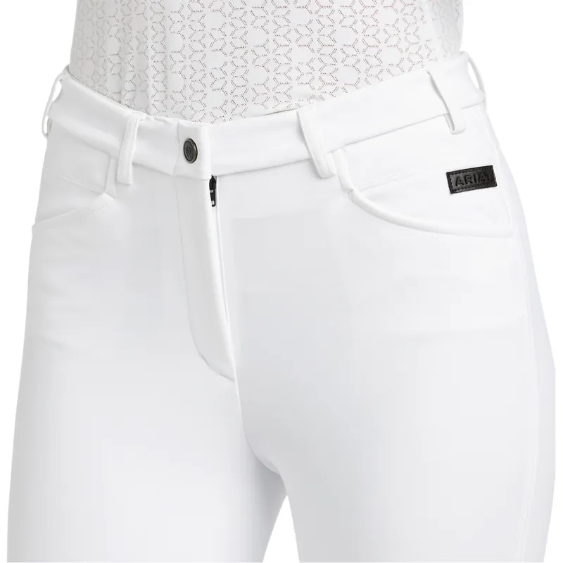 Ariat Women's Speranza Knee Patch Breech - White-2
