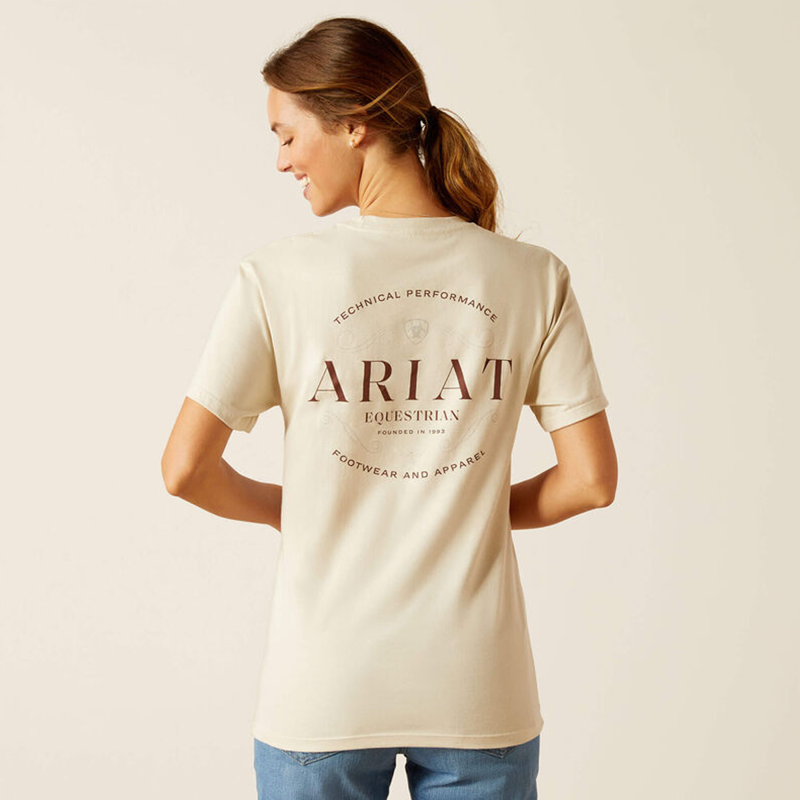 Ariat Women's Stamp Seal T-Shirt - Natural-1