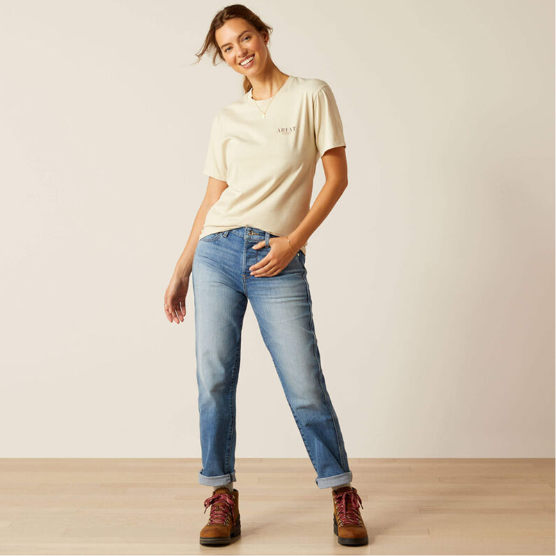 Ariat Women's Stamp Seal T-Shirt - Natural-3