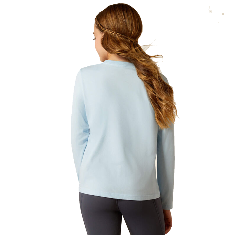 Ariat Youth Pony Squad T-Shirt - Cerulean Heather-1