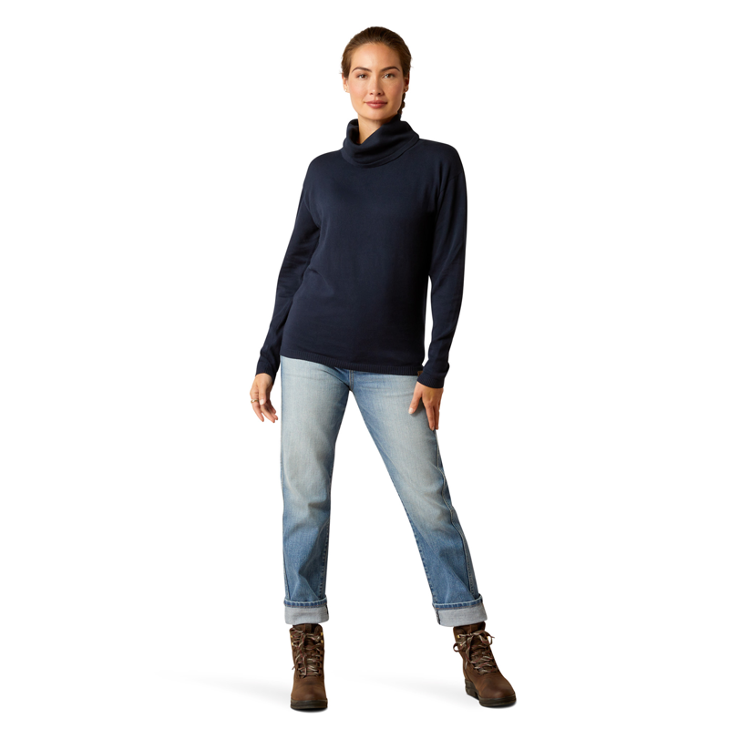 Ariat Women's Lexi Sweater - Navy-2