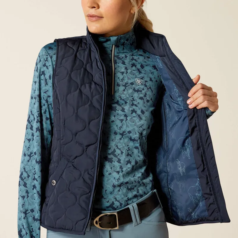 Ariat Women's Ashley 2.0 Insulated Gilet - Navy Eclipse-2