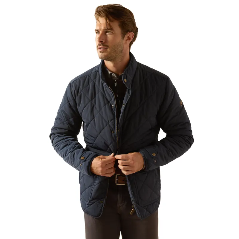 Ariat Men's Woodside Quilted Insulated Jacket - Navy