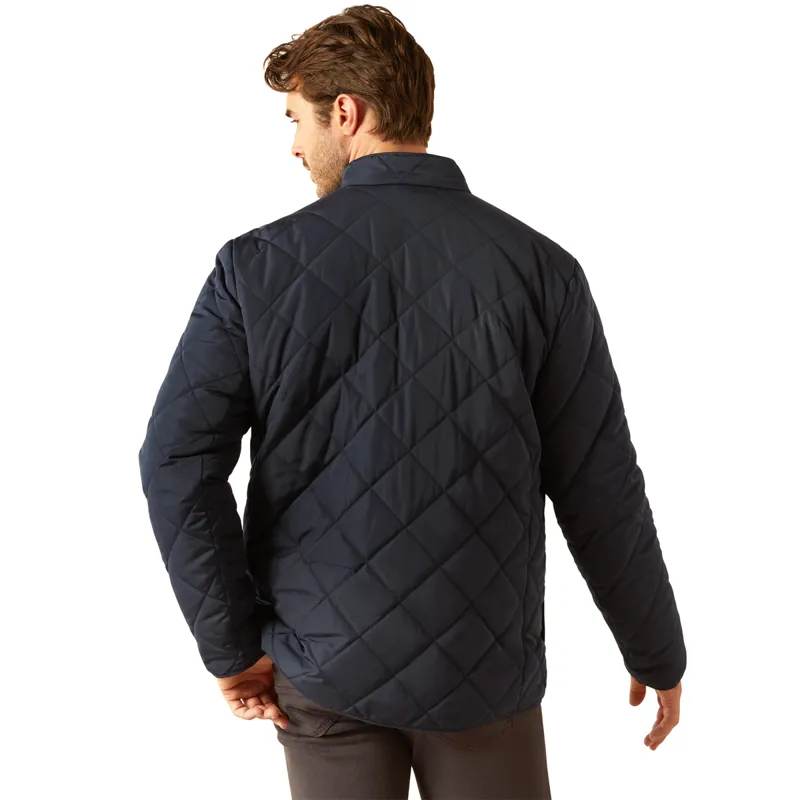 Ariat Men's Woodside Quilted Insulated Jacket - Navy-1