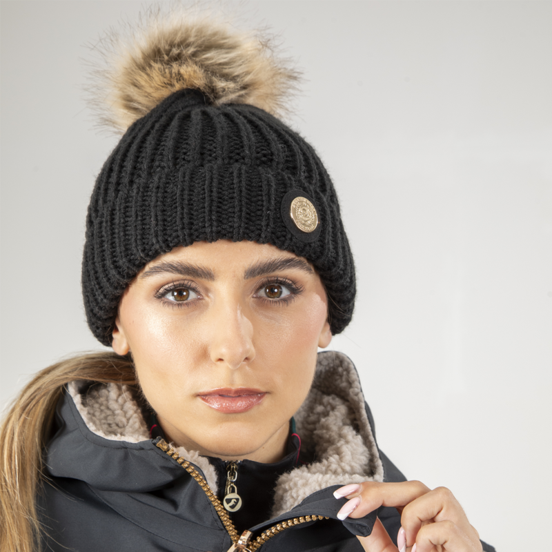 Aubrion Team Winter Hat - Black -1