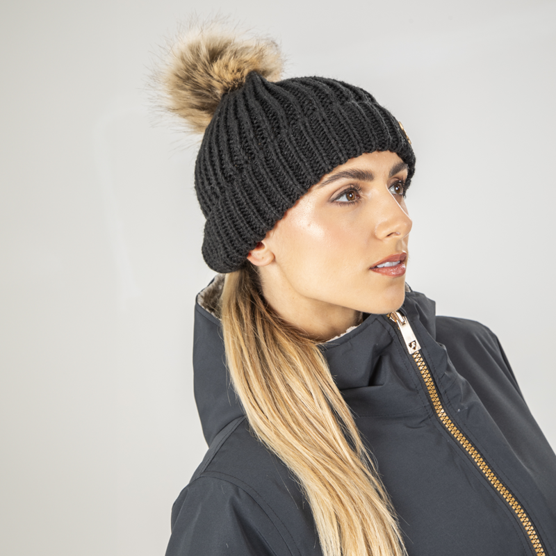 Aubrion Team Winter Hat - Black -2