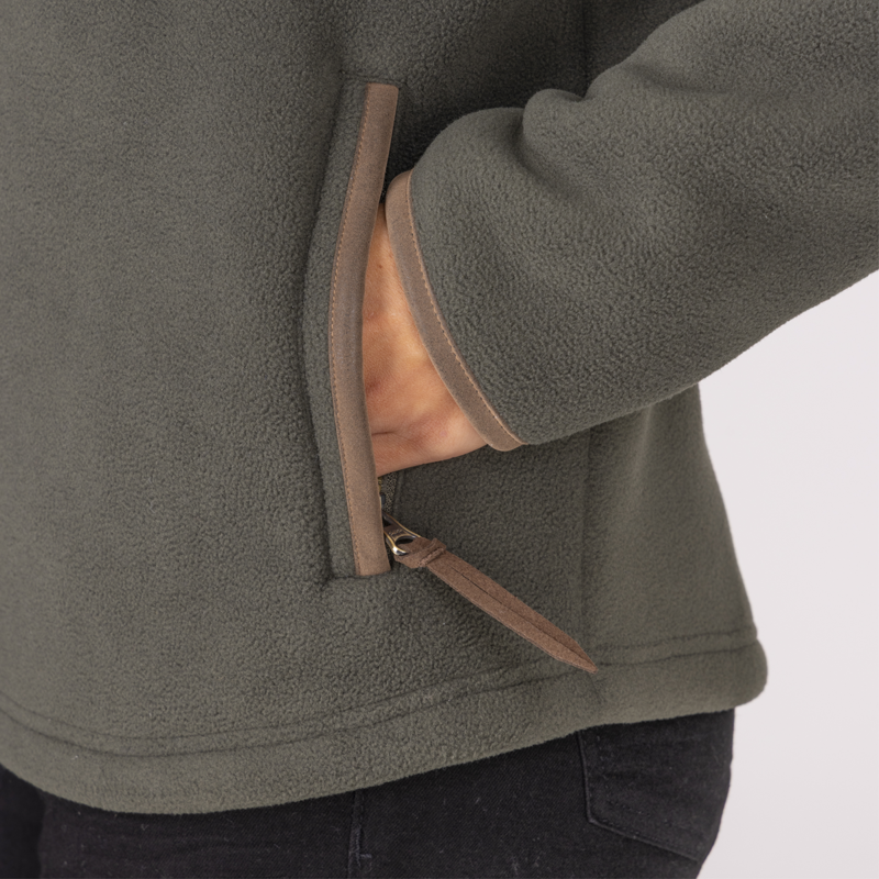 Aubrion Core Half Zip Fleece - Green-9