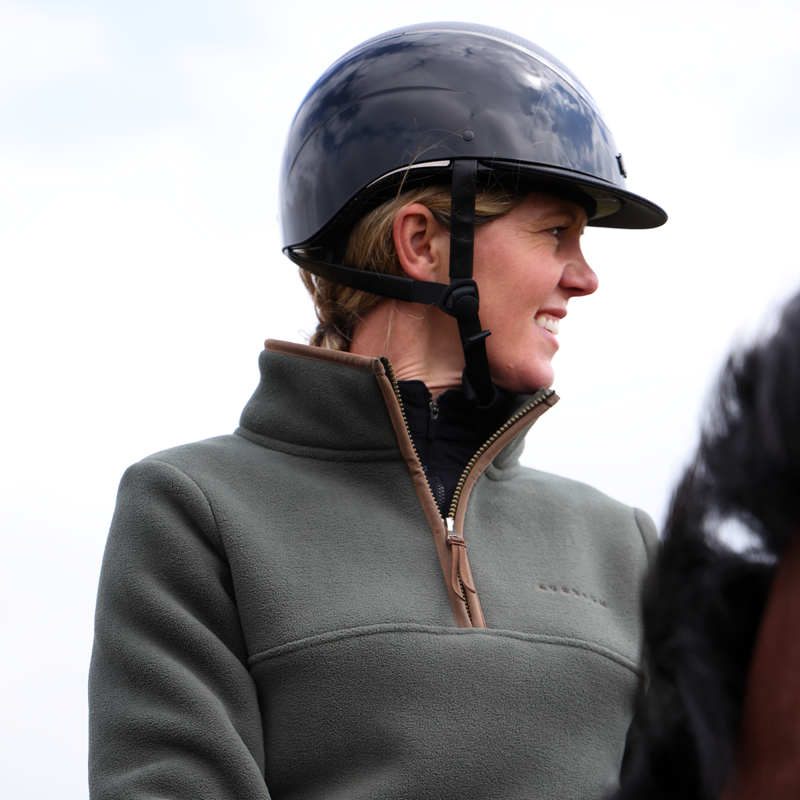 Aubrion Core Half Zip Fleece - Green-7