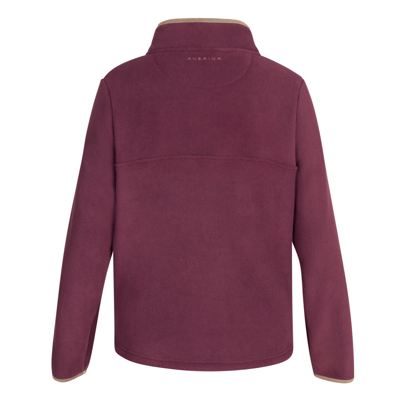 Aubrion Core Half Zip Fleece - Maroon-1