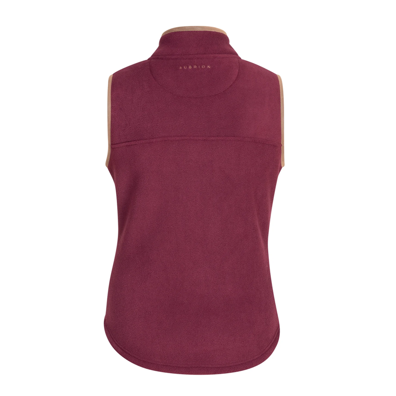 Aubrion Core Fleece Gilet - Gents - Maroon-1