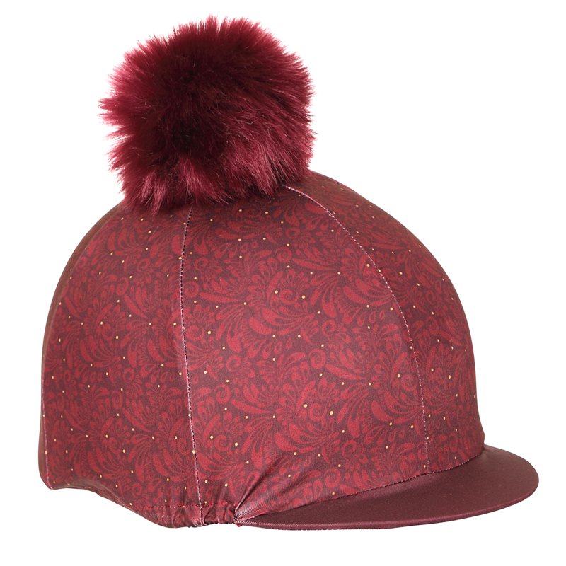 Aubrion Hdye Park Hat Cover - Red Paisley-1