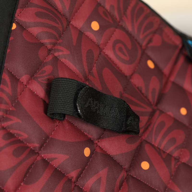 Shires ARMA Hyde Park Saddlecloth - Red Paisley-3