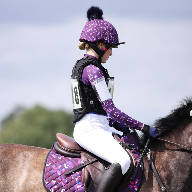 Aubrion Young Rider Hyde Park Saddlecloth - Flower-6